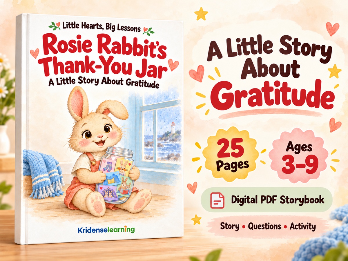 Rosie Rabbit’s Thank-You Jar – A Little Story About Gratitude