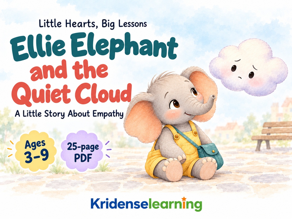 Ellie Elephant and the Quiet Cloud – A Story About Empathy