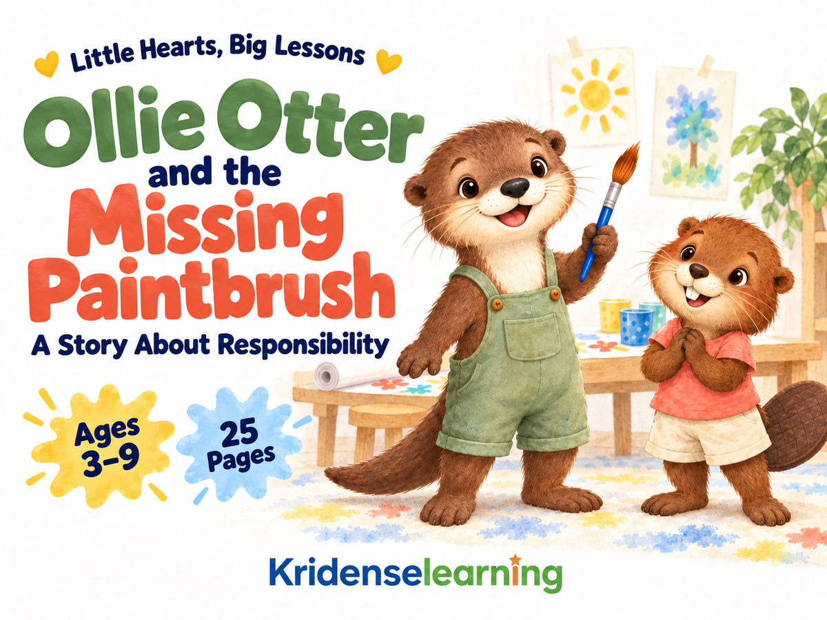 Ollie Otter and the Missing Paintbrush