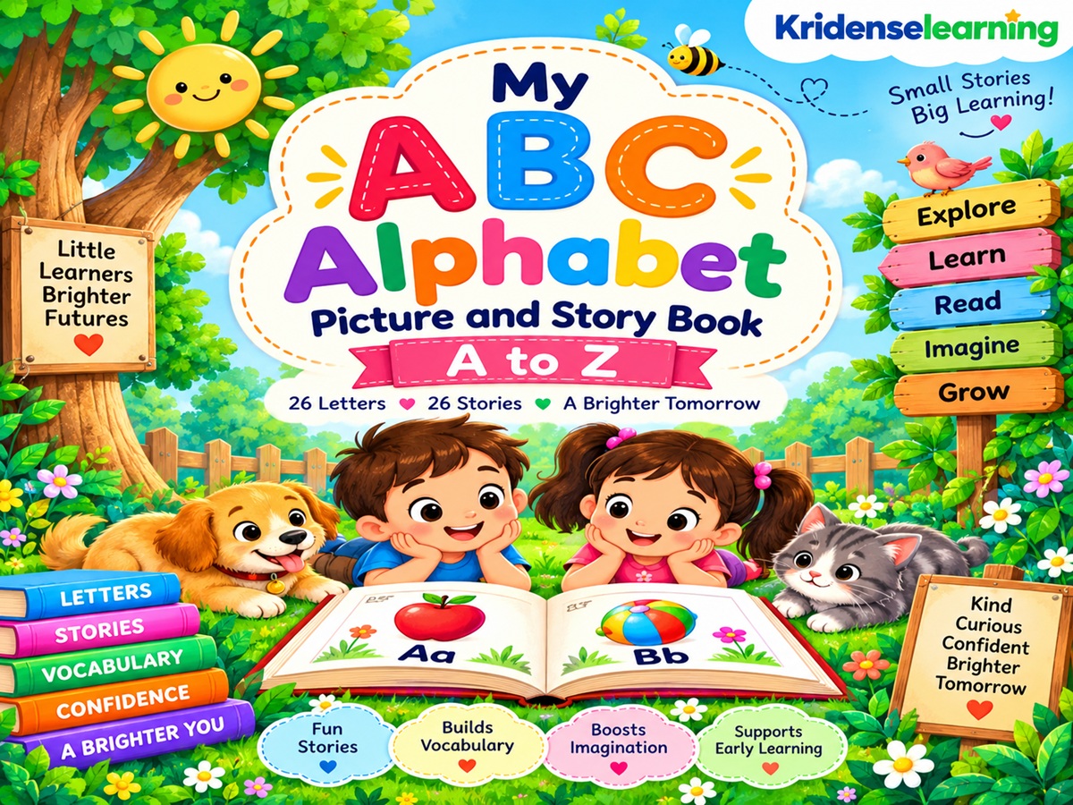 My ABC Alphabet – Picture and Story Book (A–Z)