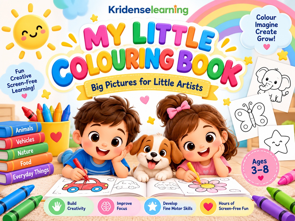 My Little World – Fun & Creative Colouring Book