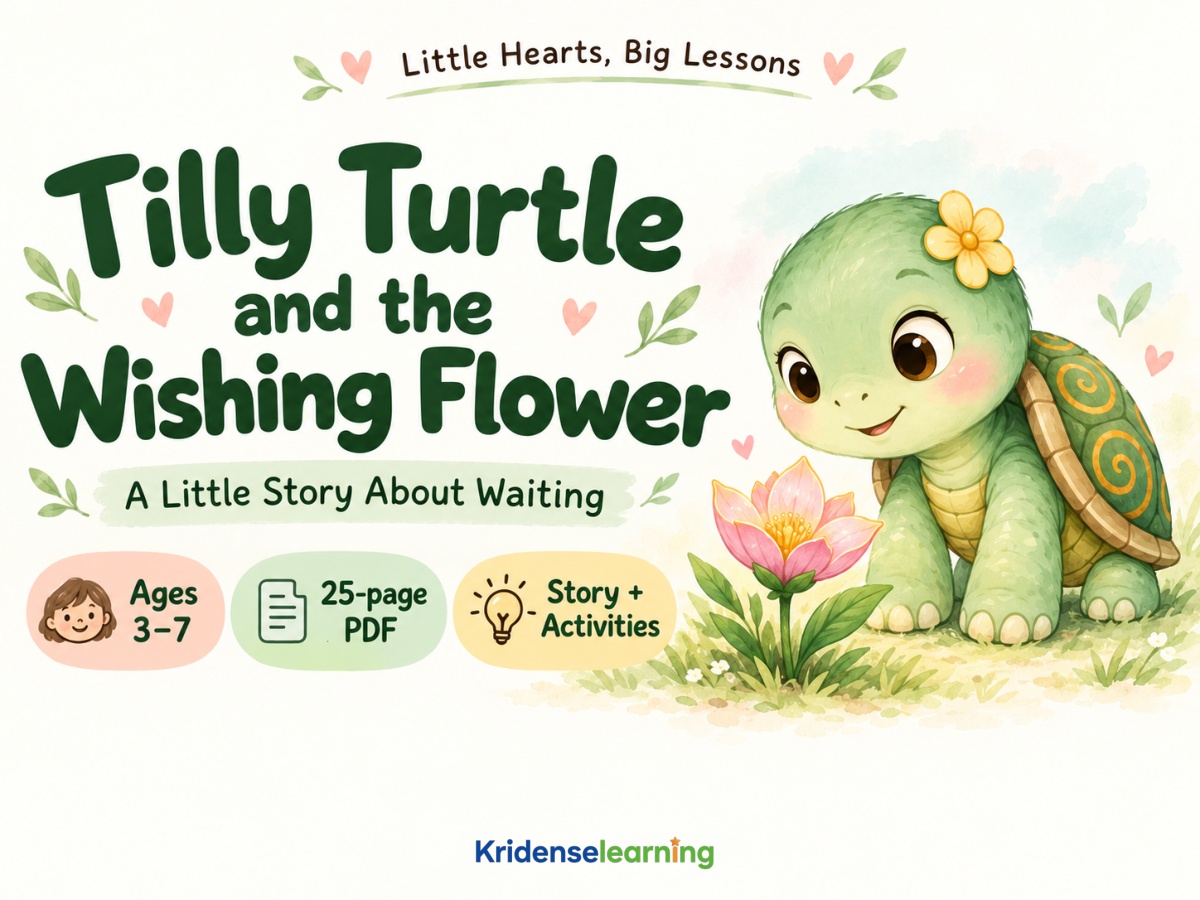 Tilly Turtle and the Wishing Flower | A Story About Patience