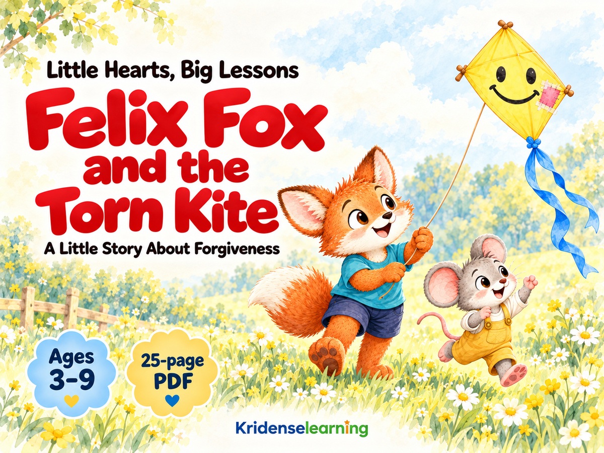 Felix Fox and the Torn Kite – A Story About Forgiveness